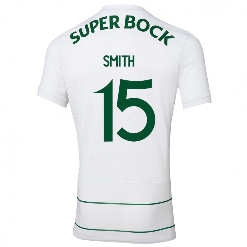メンズフットボールオリビア・スミス#15白アウェイシャツ2023/24ジャージーユニフォーム