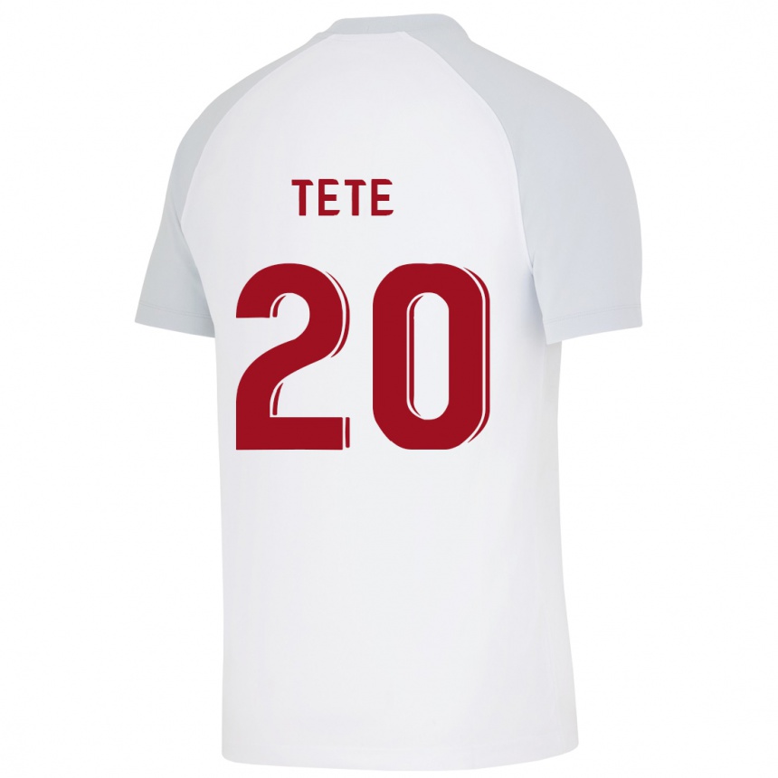 メンズフットボールテテ#20白アウェイシャツ2023/24ジャージーユニフォーム