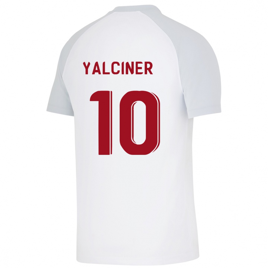 メンズフットボールイスミギュル・ヤルチュネル#10白アウェイシャツ2023/24ジャージーユニフォーム