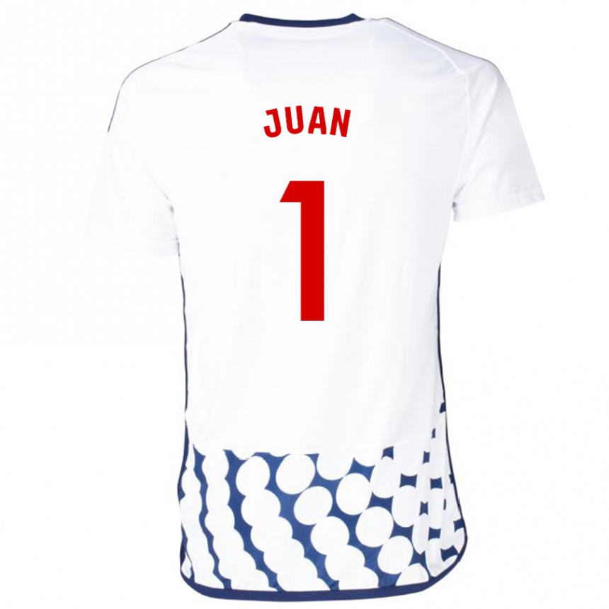 メンズフットボールラモン・フアン#1白アウェイシャツ2023/24ジャージーユニフォーム