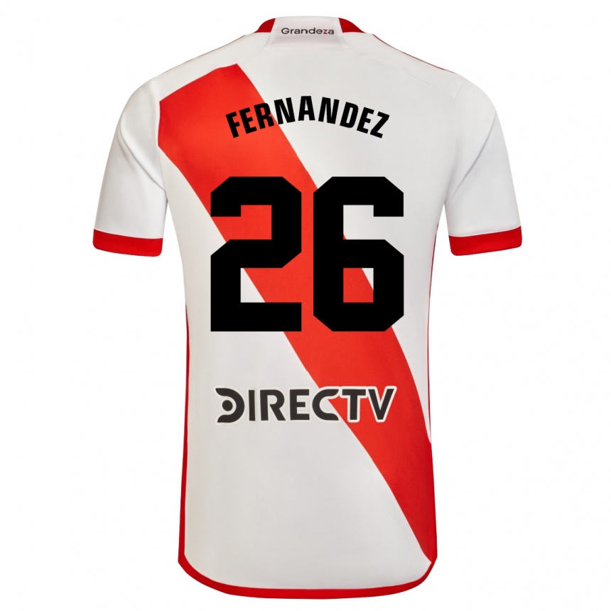 レディースフットボールホセ・イグナシオ・フェルナンデス・イグ#26赤、白ホームシャツ2023/24ジャージーユニフォーム