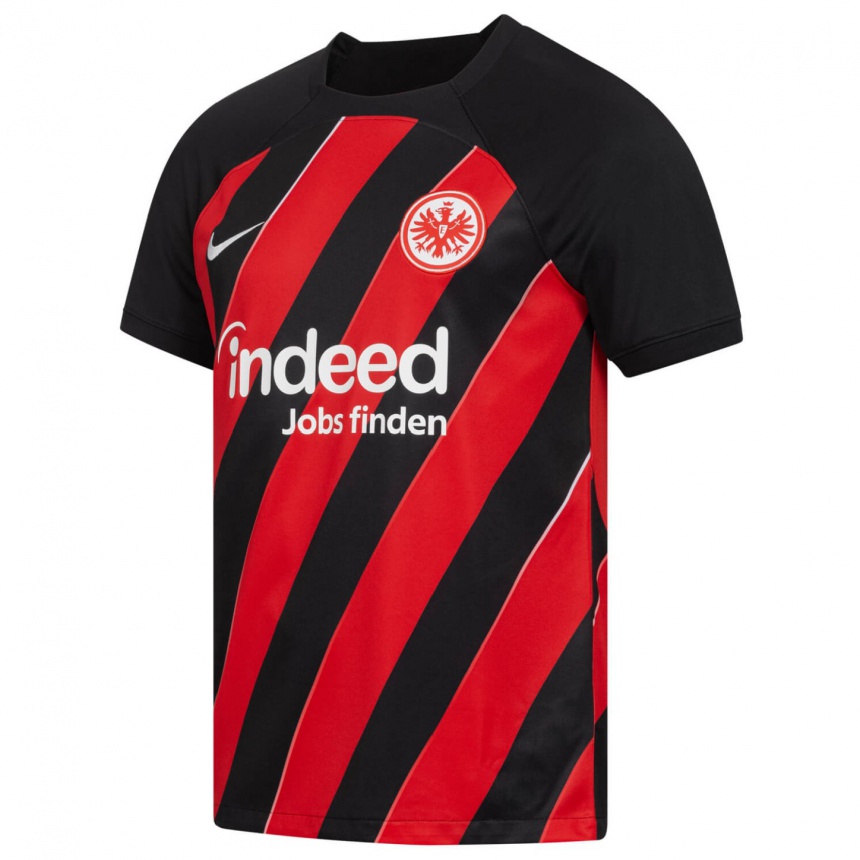 レディースフットボールあなたの名前#0赤、黒ホームシャツ2023/24ジャージーユニフォーム