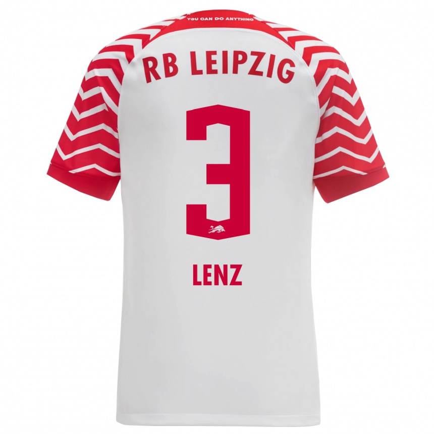 レディースフットボールクリストファー・レンツ#3白ホームシャツ2023/24ジャージーユニフォーム