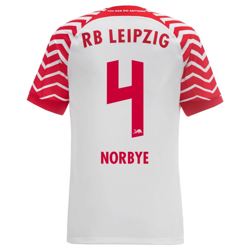 レディースフットボールジョナサン・ノービー#4白ホームシャツ2023/24ジャージーユニフォーム