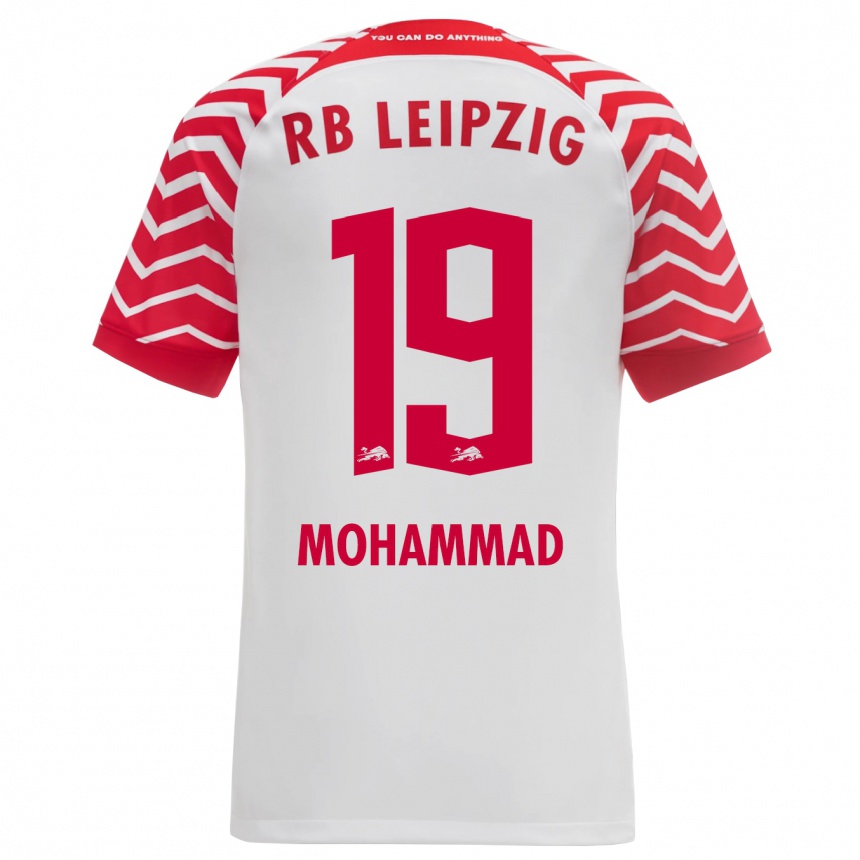 レディースフットボールサミー・サミュエル・モハマッド#19白ホームシャツ2023/24ジャージーユニフォーム