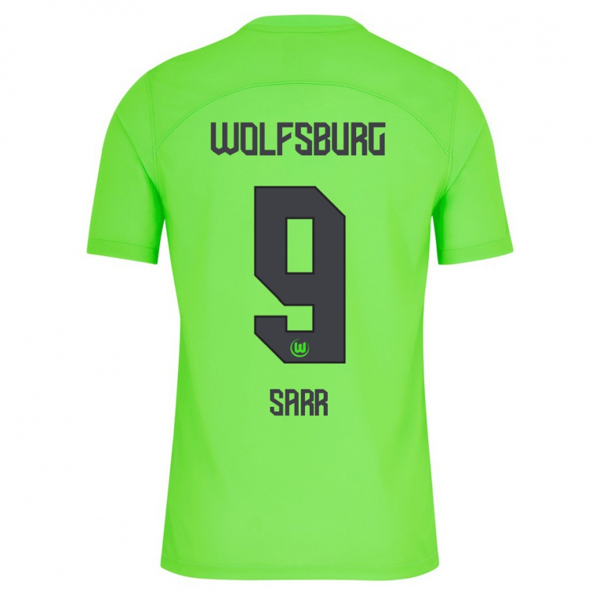 レディースフットボールアミン・サール#9緑ホームシャツ2023/24ジャージーユニフォーム