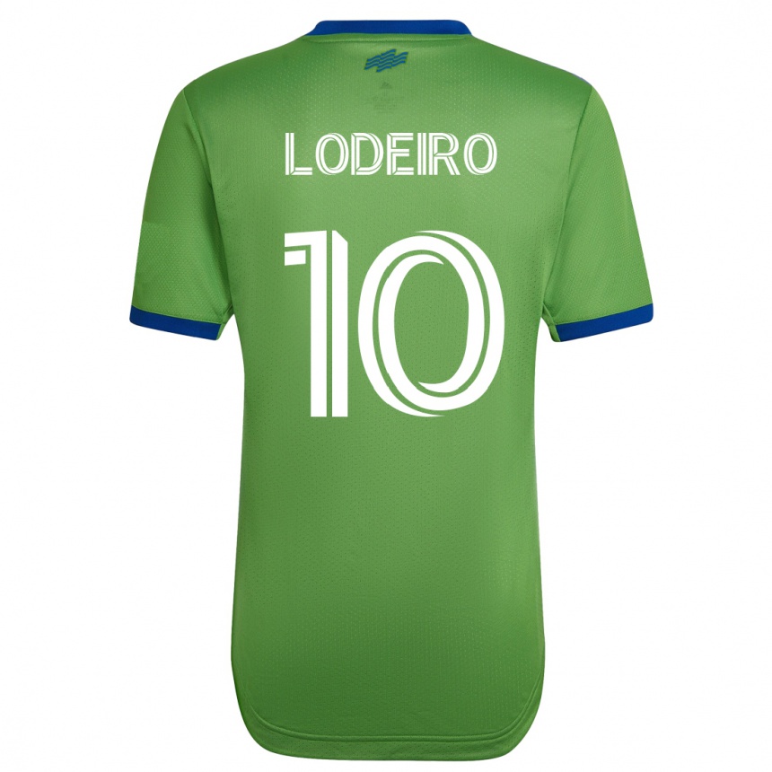 レディースフットボールニコラス・ロデイロ#10緑ホームシャツ2023/24ジャージーユニフォーム