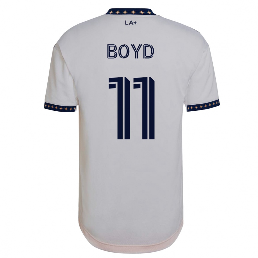 レディースフットボールタイラー・ボイド#11白ホームシャツ2023/24ジャージーユニフォーム