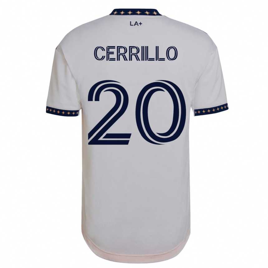 レディースフットボールエドウィン・セリージョ#20白ホームシャツ2023/24ジャージーユニフォーム
