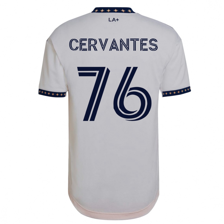 レディースフットボールアーロン・サバンテス#76白ホームシャツ2023/24ジャージーユニフォーム