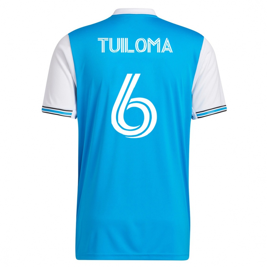 レディースフットボールビル・ティロマ#6青ホームシャツ2023/24ジャージーユニフォーム