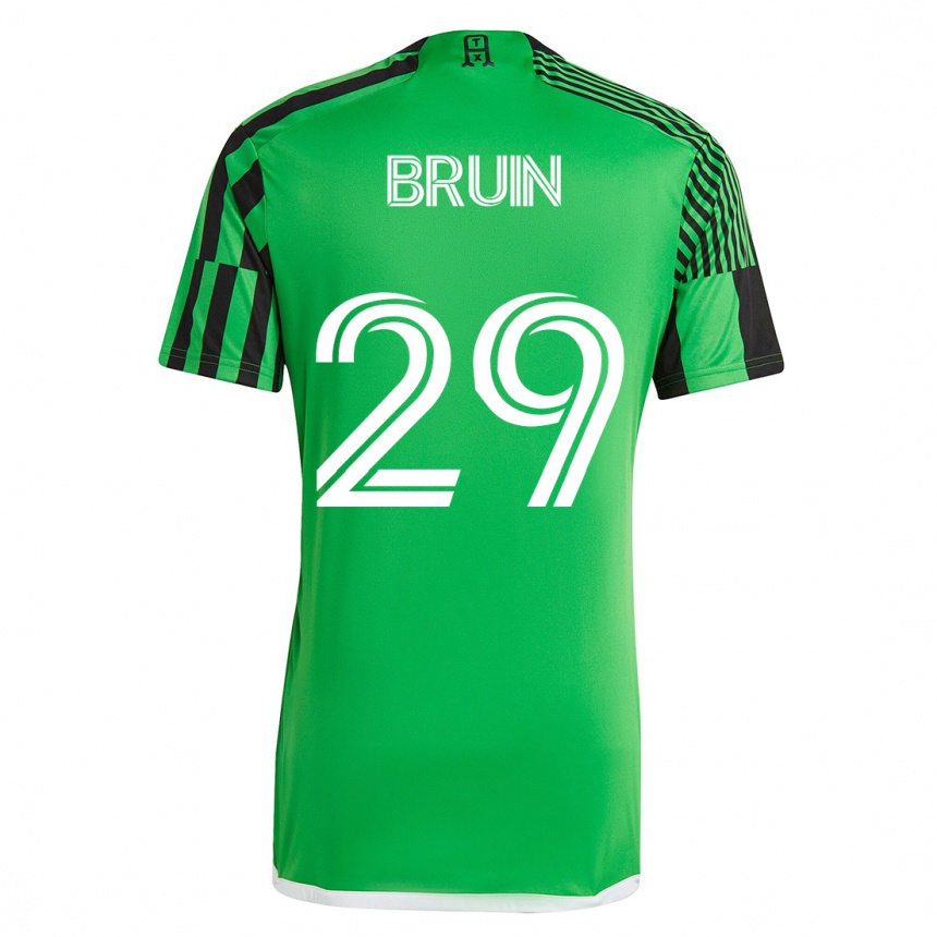レディースフットボールウィル・ブライン#29グリーンブラックホームシャツ2023/24ジャージーユニフォーム