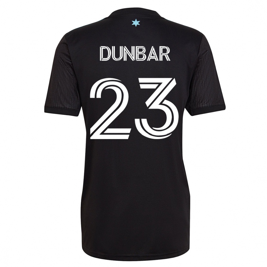 レディースフットボールキャメロン・ダンバー #23黒ホームシャツ2023/24ジャージーユニフォーム