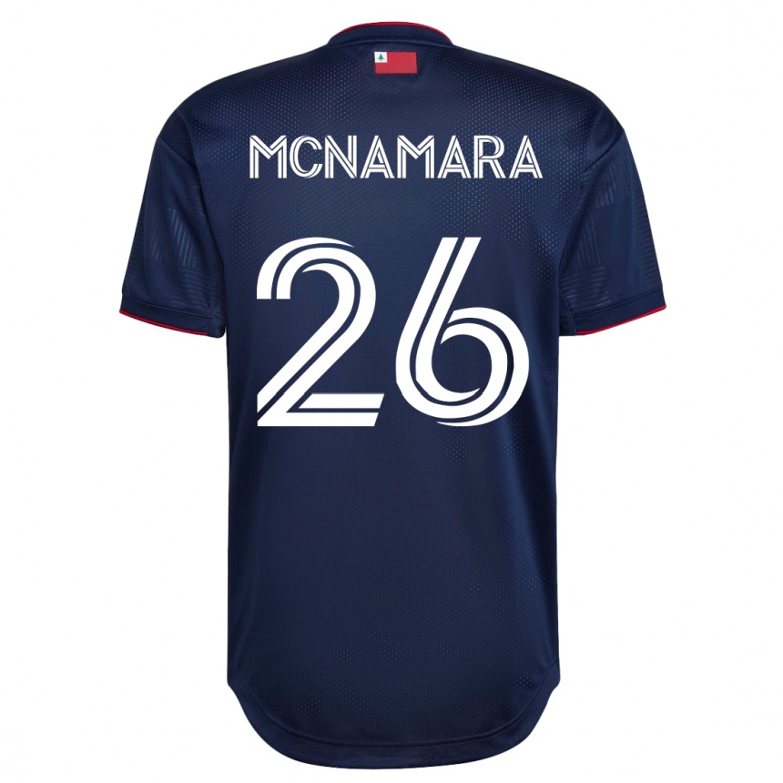 レディースフットボールトミー・マクナマラ#26ネイビーホームシャツ2023/24ジャージーユニフォーム