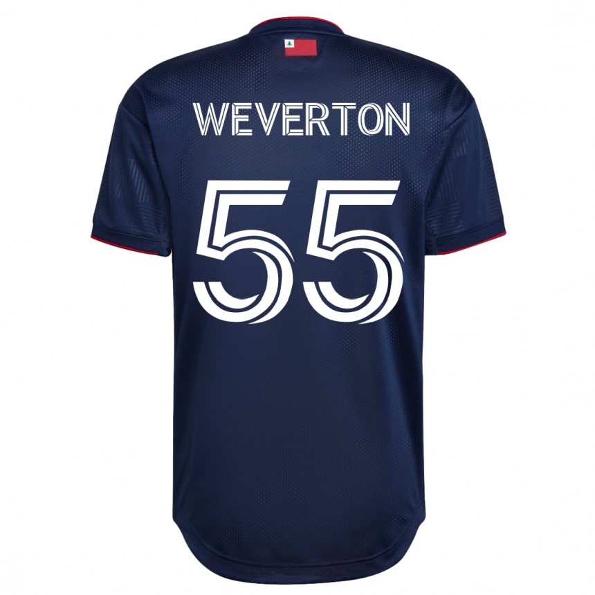 レディースフットボールウェヴェルトン#55ネイビーホームシャツ2023/24ジャージーユニフォーム