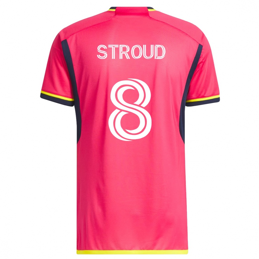 レディースフットボールジャレッド・ストラウド#8ピンクホームシャツ2023/24ジャージーユニフォーム