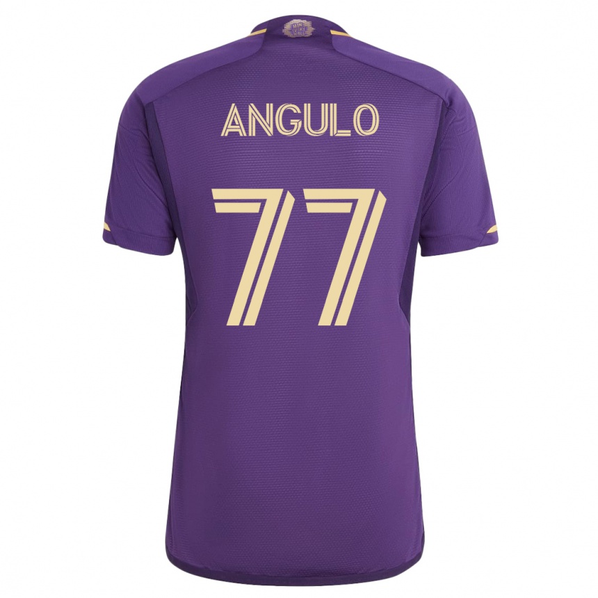 レディースフットボールイバン・アングロ#77バイオレットホームシャツ2023/24ジャージーユニフォーム