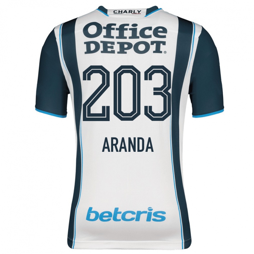 レディースフットボールフアン・アランダ#203ネイビーホームシャツ2023/24ジャージーユニフォーム