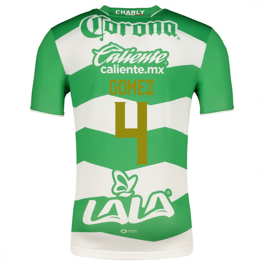 レディースフットボールアレハンドロ・ゴメス#4緑ホームシャツ2023/24ジャージーユニフォーム