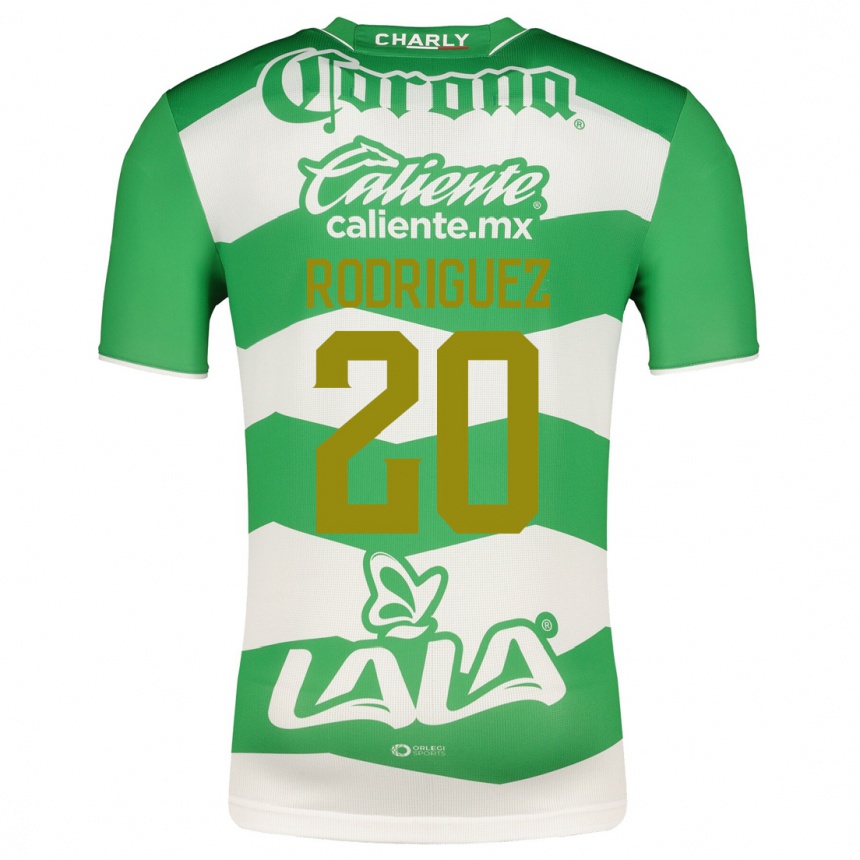 レディースフットボールウーゴ・ロドリゲス#20緑ホームシャツ2023/24ジャージーユニフォーム
