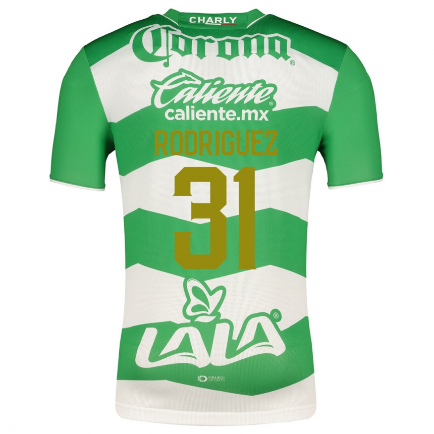 レディースフットボールエメルソン・ロドリゲス#31緑ホームシャツ2023/24ジャージーユニフォーム