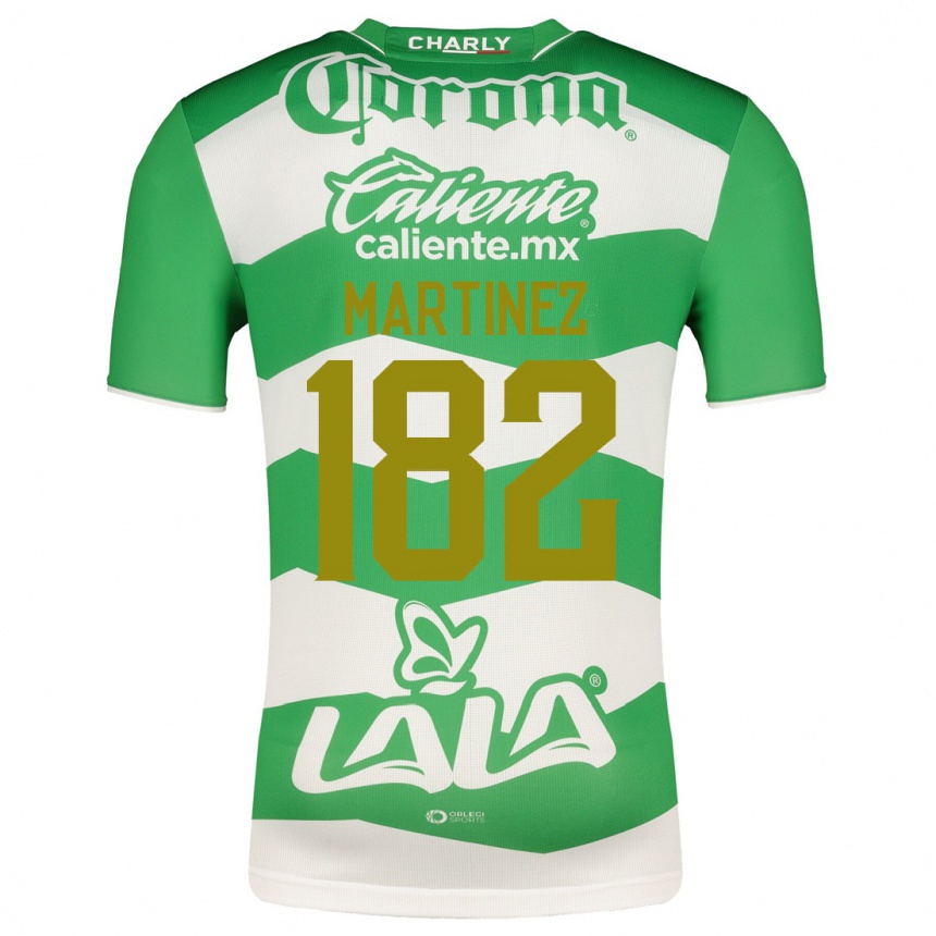 レディースフットボールディエゴ・マルティネス#182緑ホームシャツ2023/24ジャージーユニフォーム