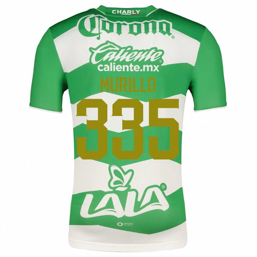 レディースフットボールドリアン・ムリーリョ#335緑ホームシャツ2023/24ジャージーユニフォーム
