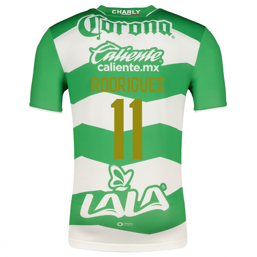 レディースフットボールシンシア・ロドリゲス#11緑ホームシャツ2023/24ジャージーユニフォーム