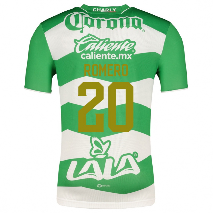 レディースフットボールリア・ロメロ#20緑ホームシャツ2023/24ジャージーユニフォーム