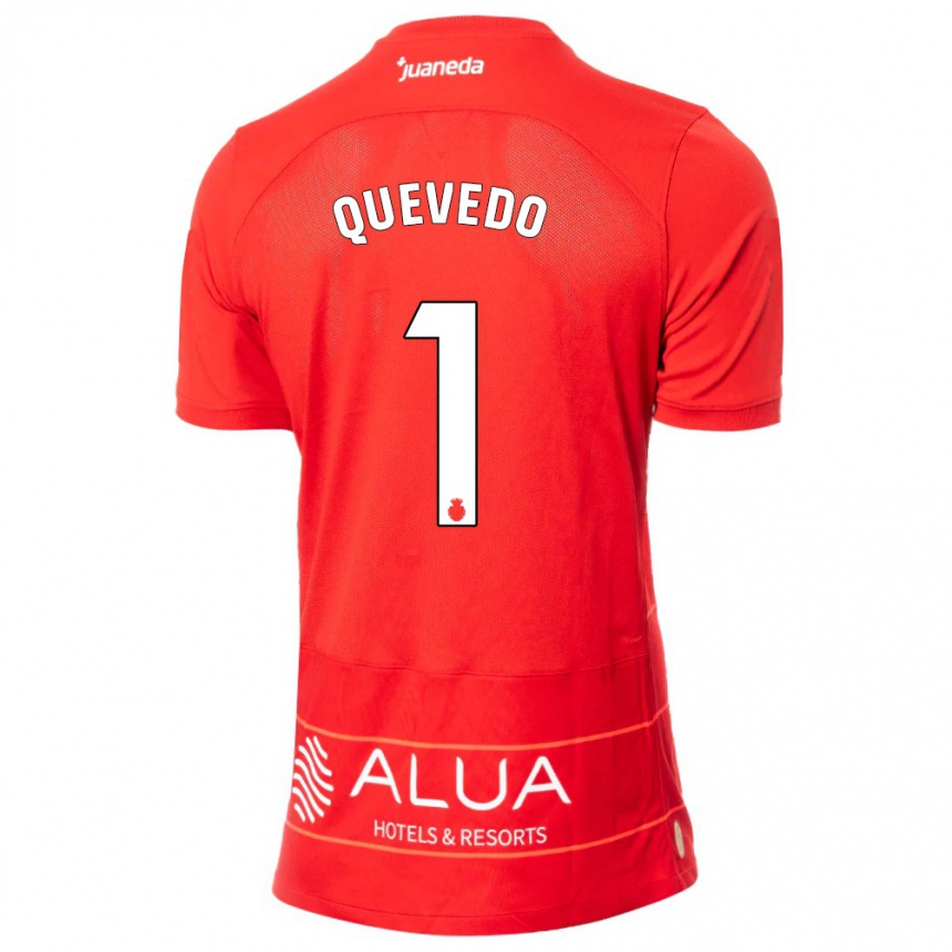 レディースフットボールアレックス・ケベド#1赤ホームシャツ2023/24ジャージーユニフォーム