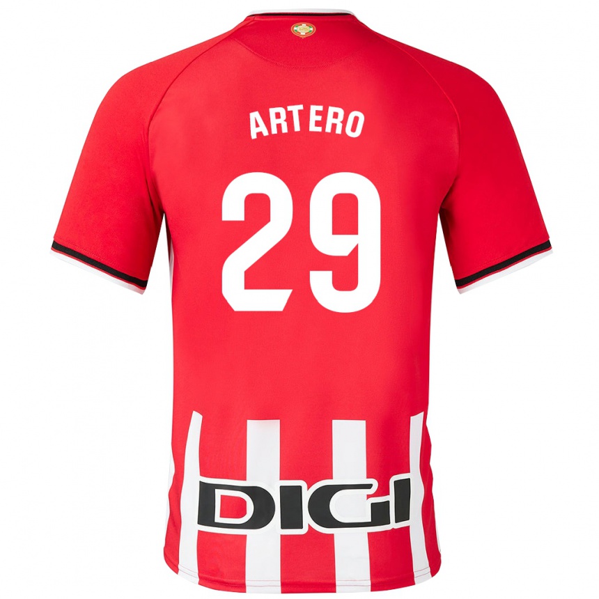 レディースフットボールマリナ・アルテーロ・モレノ#29赤ホームシャツ2023/24ジャージーユニフォーム