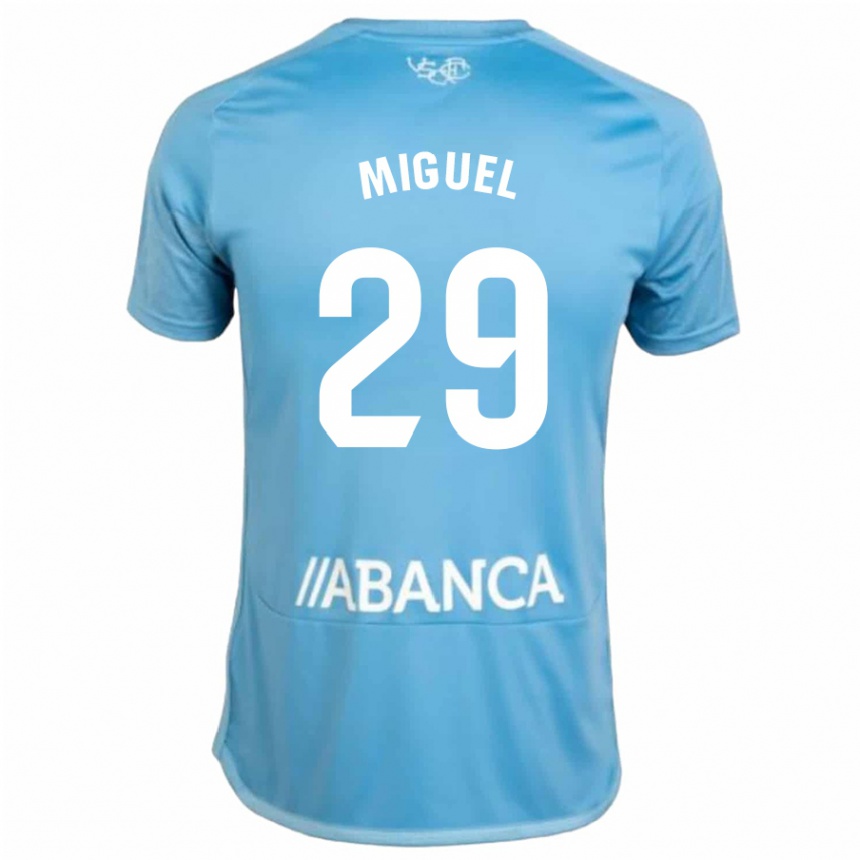 レディースフットボールミゲル・ロドリゲス#29青ホームシャツ2023/24ジャージーユニフォーム