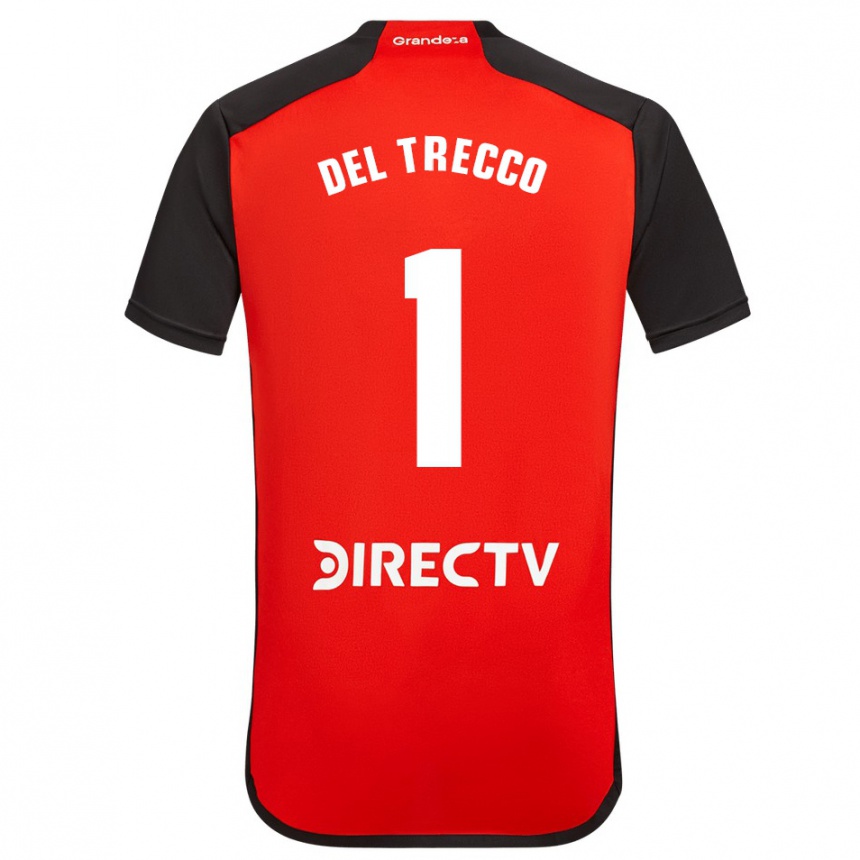 レディースフットボールマルティナ デル トレコ#1赤アウェイシャツ2023/24ジャージーユニフォーム
