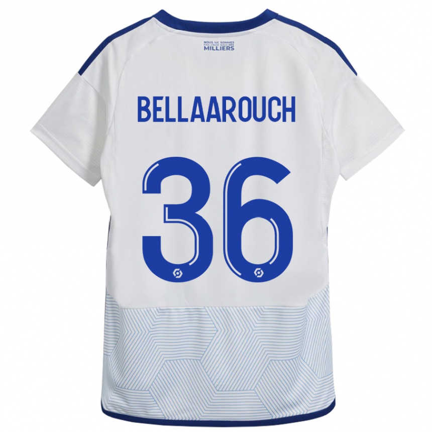 レディースフットボールアラー・ベラロウシュ#36白アウェイシャツ2023/24ジャージーユニフォーム