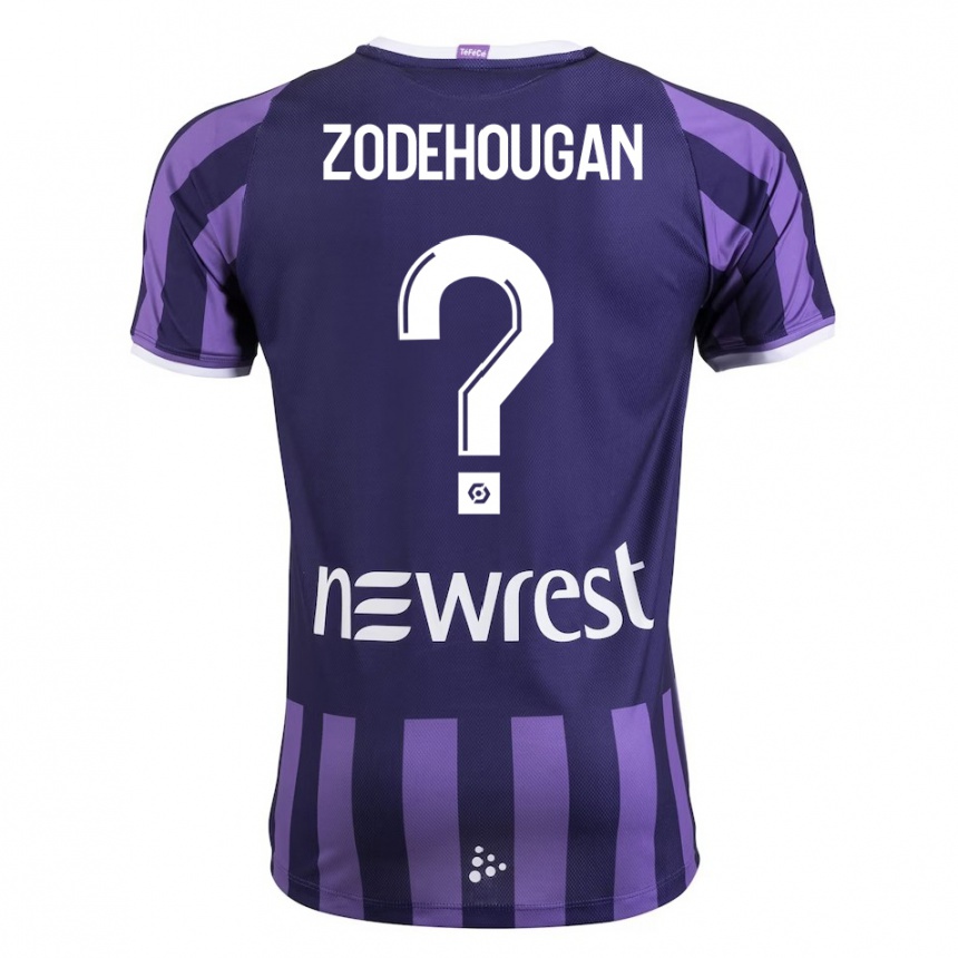 レディースフットボールヤニス・ゾデホーガン#0紫アウェイシャツ2023/24ジャージーユニフォーム