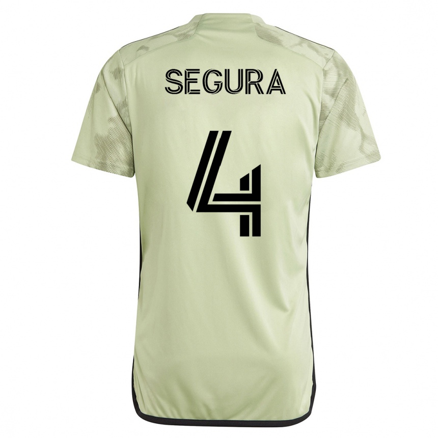 レディースフットボールエディー・セグラ#4緑アウェイシャツ2023/24ジャージーユニフォーム