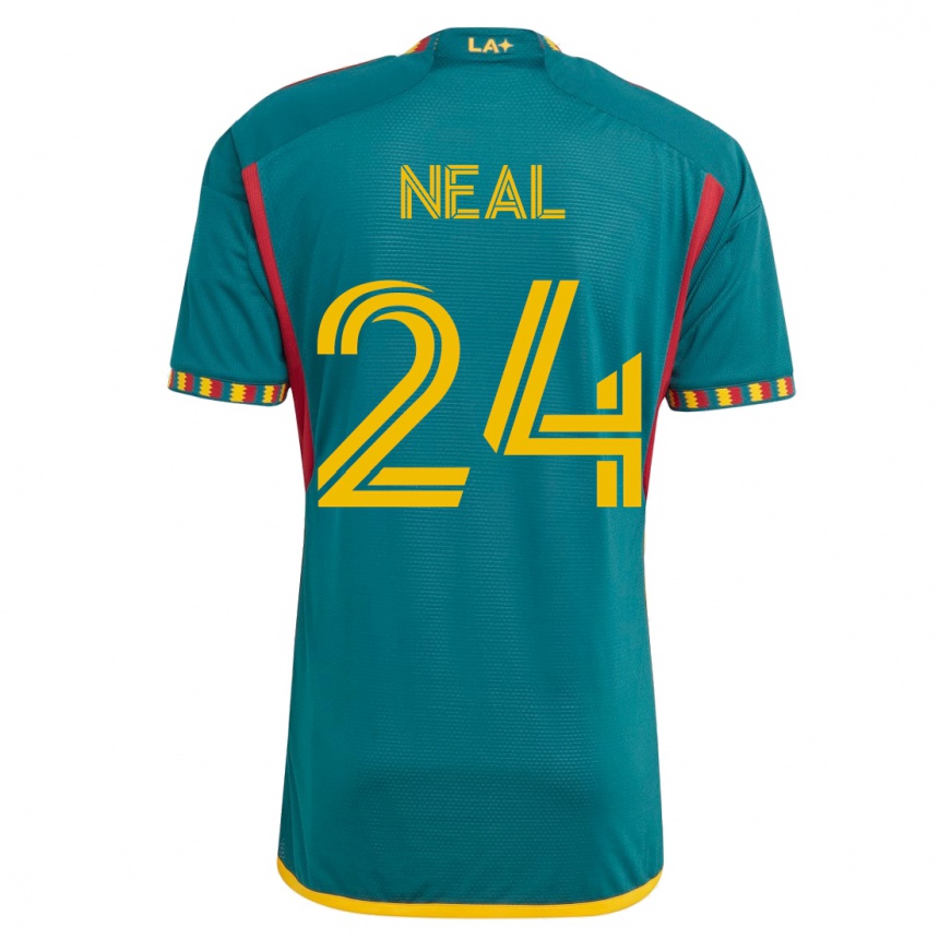 レディースフットボールジェイレン・ニール#24緑アウェイシャツ2023/24ジャージーユニフォーム