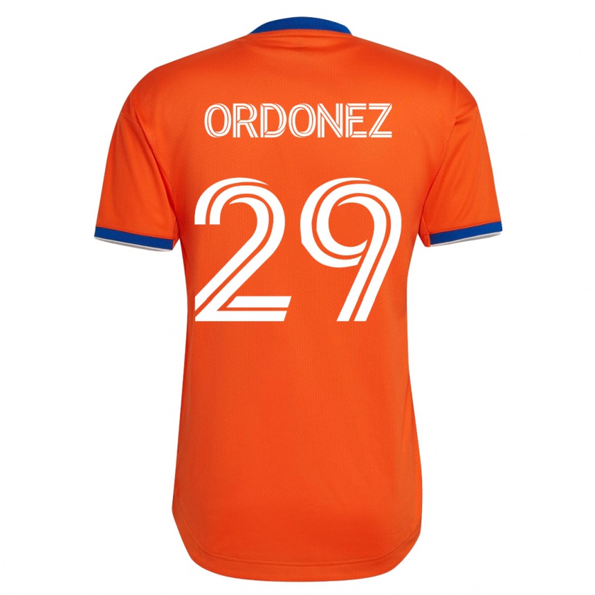 レディースフットボールアルキメデス・オルドニェス#29白アウェイシャツ2023/24ジャージーユニフォーム