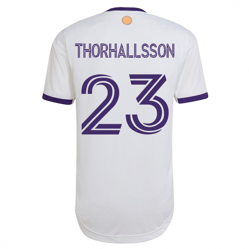 レディースフットボールダン・トールハルソンの日#23白アウェイシャツ2023/24ジャージーユニフォーム