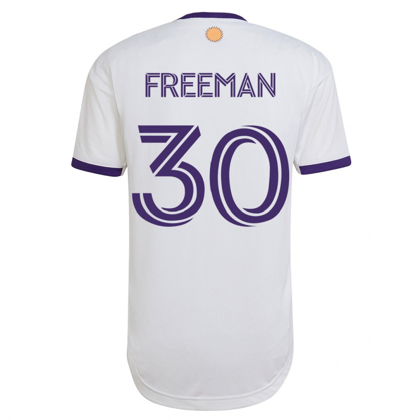 レディースフットボールアレックス・フリーマン#30白アウェイシャツ2023/24ジャージーユニフォーム