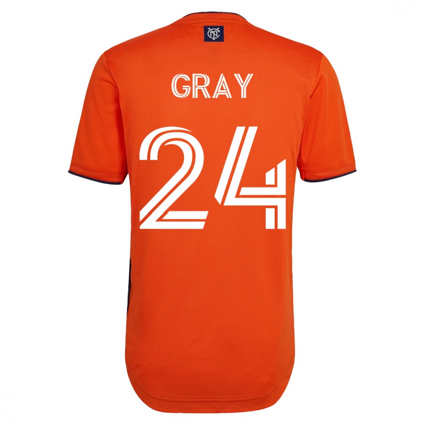 レディースフットボールタイヴォン・グレイ#24黒アウェイシャツ2023/24ジャージーユニフォーム