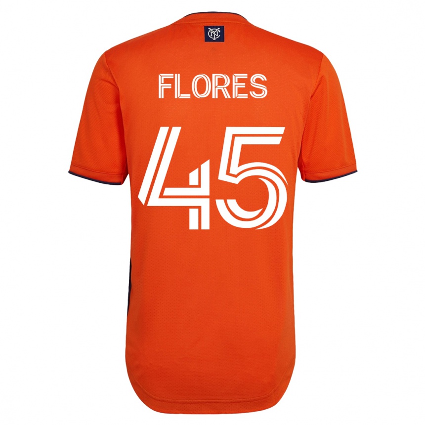 レディースフットボールブライアン・フローレス#45黒アウェイシャツ2023/24ジャージーユニフォーム