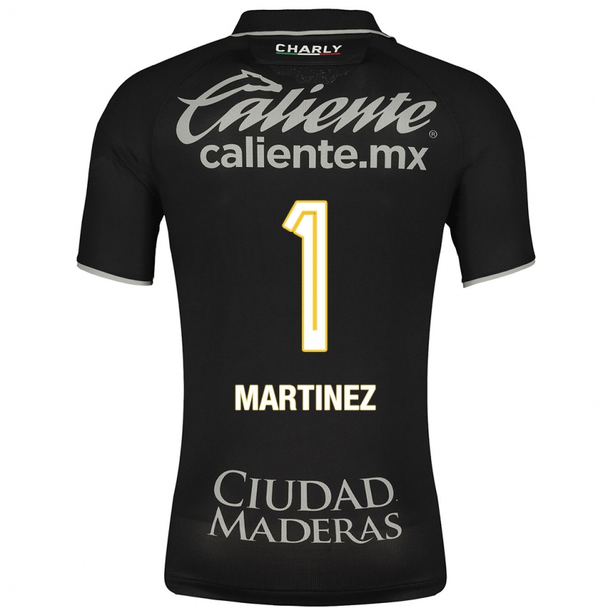 レディースフットボールマリア・マルティネス#1黒アウェイシャツ2023/24ジャージーユニフォーム
