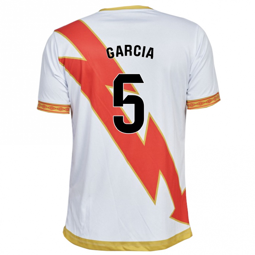 キッズフットボールミゲル・ガルシア#5白ホームシャツ2023/24ジャージーユニフォーム