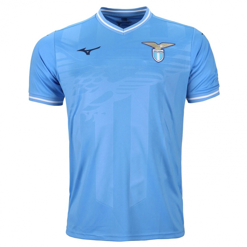 キッズフットボールニコロ・ロヴェッラ#65青ホームシャツ2023/24ジャージーユニフォーム