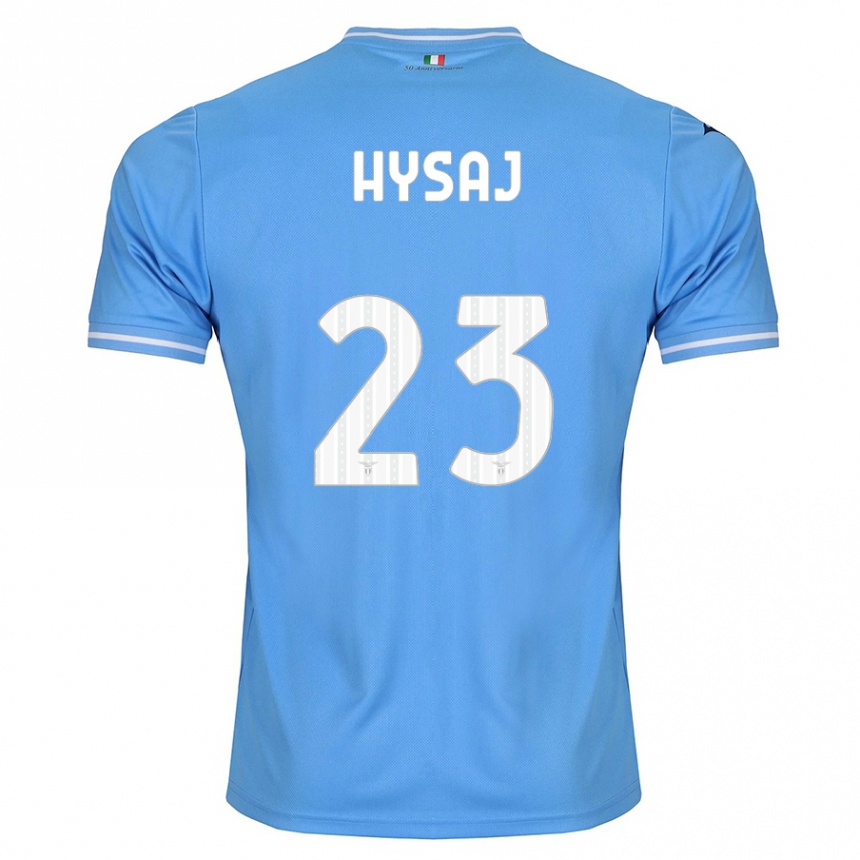 キッズフットボールエルセイド・ヒサイ#23青ホームシャツ2023/24ジャージーユニフォーム