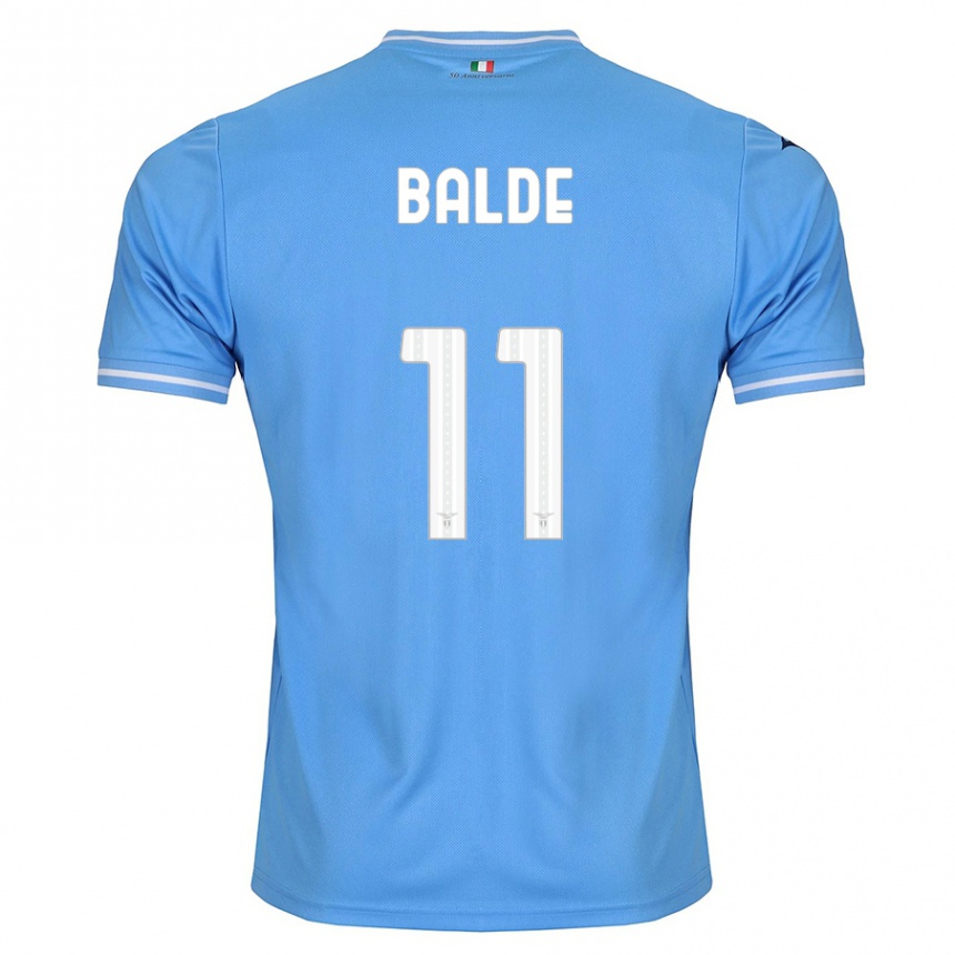 キッズフットボールマハマドゥ・バルデ#11青ホームシャツ2023/24ジャージーユニフォーム