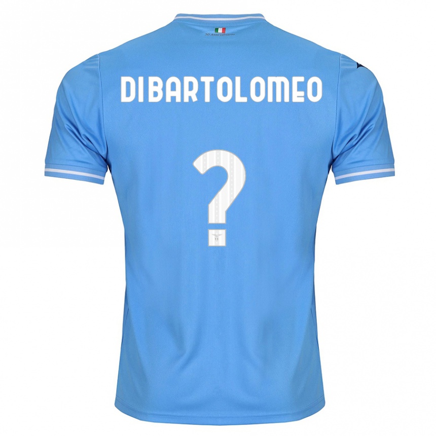 キッズフットボールダミアーノ・ディ・バルトロメオ#0青ホームシャツ2023/24ジャージーユニフォーム