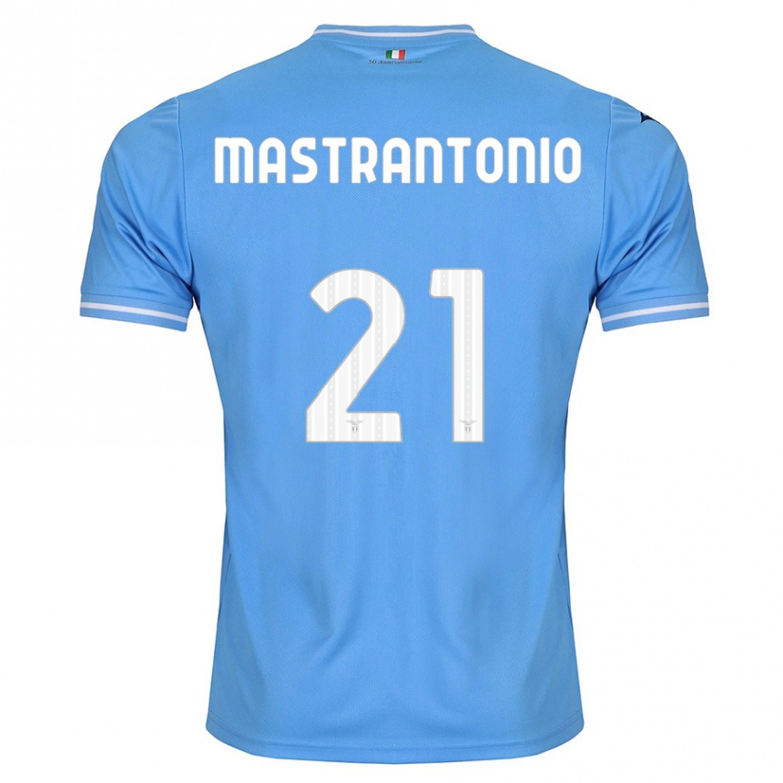 キッズフットボールエラ・マストラントニオ#21青ホームシャツ2023/24ジャージーユニフォーム