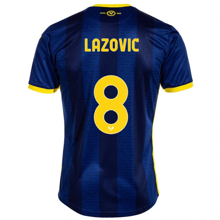 キッズフットボールダルコ・ラゾヴィッチ#8ネイビーホームシャツ2023/24ジャージーユニフォーム